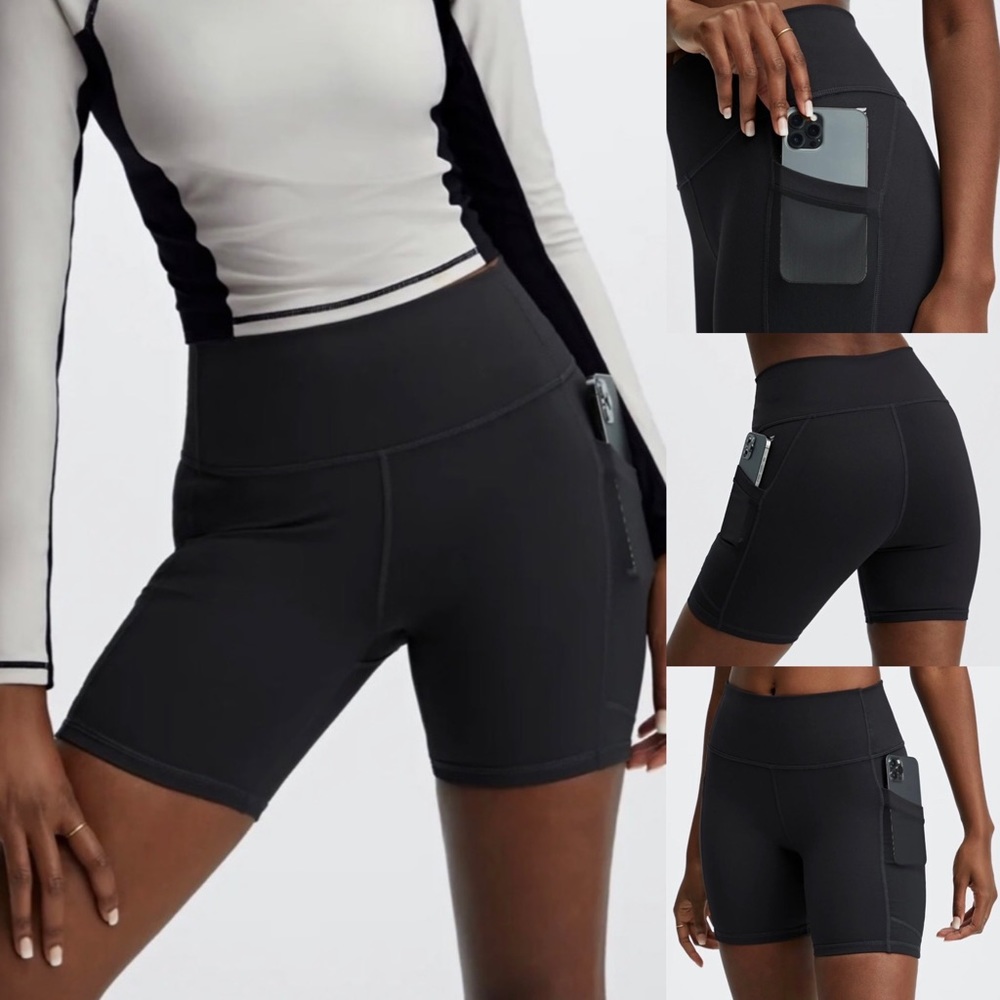 Powerhold by Fabletics On-The-Go High-Waisted Biker Shorts 6”